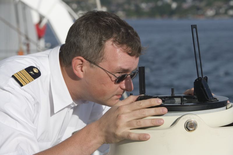 MS Bremen First Officer Jan Lassak, Aboard MS Bremen Cruise Ship, ...